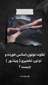 توتون تخمیری وینتور